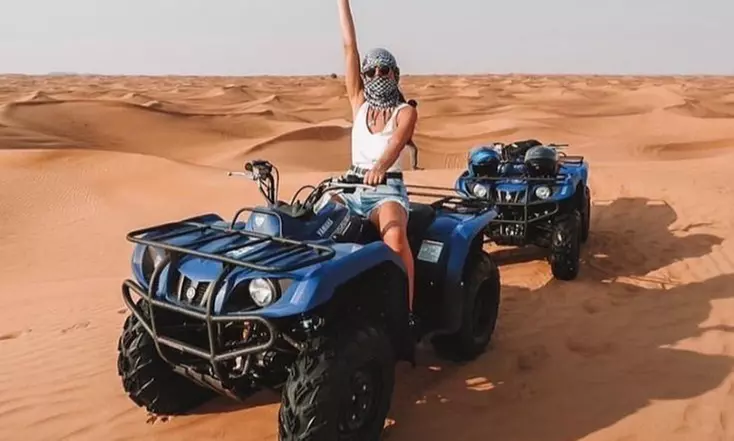 VIP Desert Safari with/without Quad Biking Ride for 1, 2 or 4 Guests