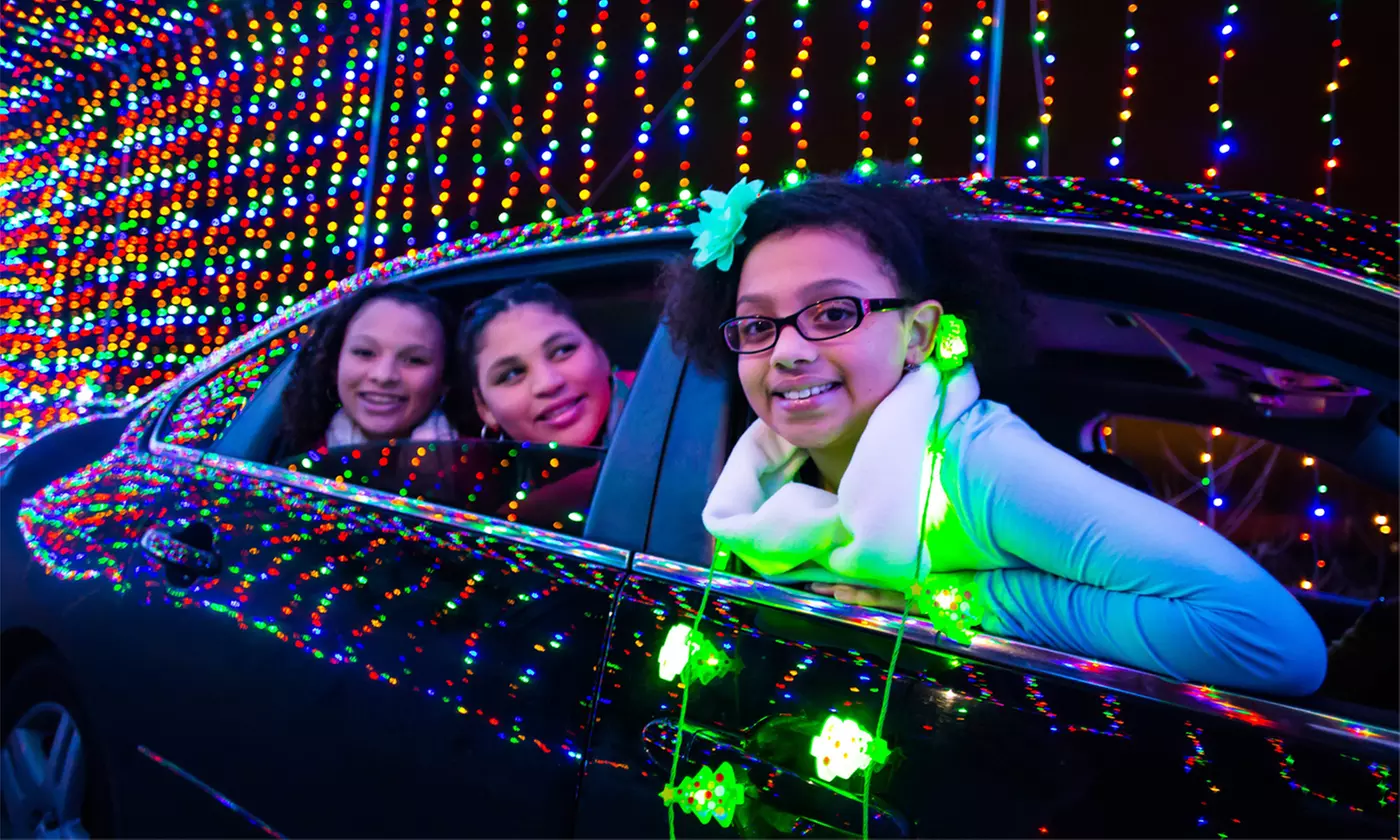 $19 for Double-Double Deal: Double Drive-Through Pass for One Vehicle to Magic of Lights ($40 Value) - Second Medium