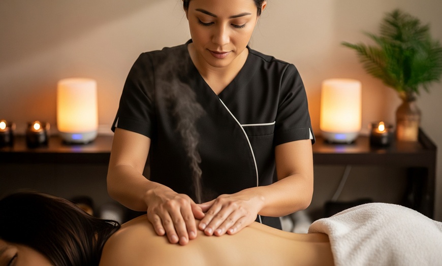 Image 1: 60,90, or 120-Min Deep Tissue with Hot Bamboo, Aromatherapy or Cupping