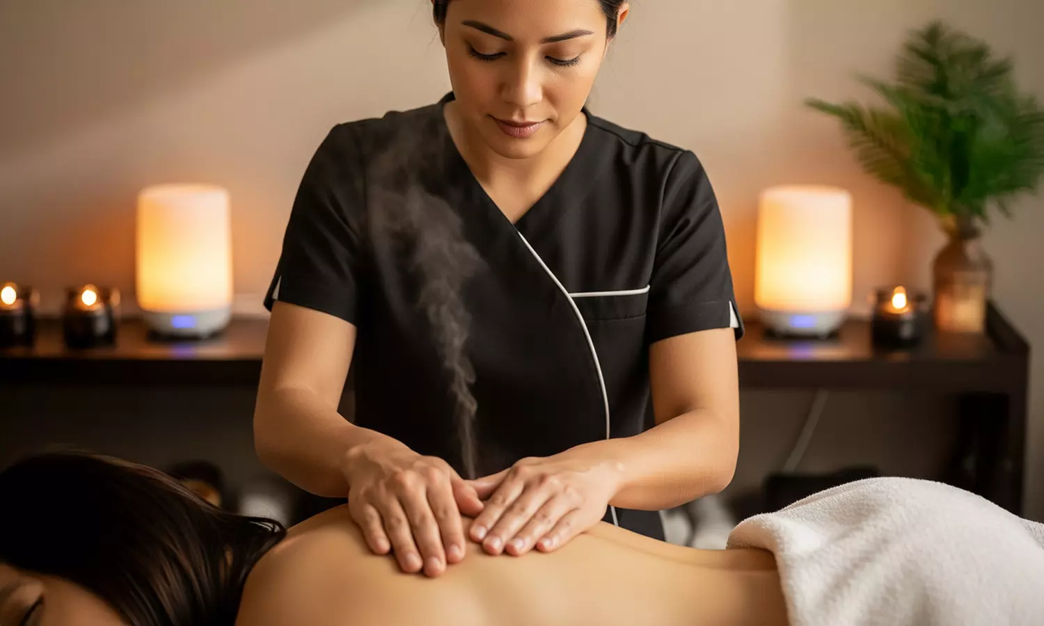60,90, or 120-Min Deep Tissue with Hot Bamboo, Aromatherapy or Cupping