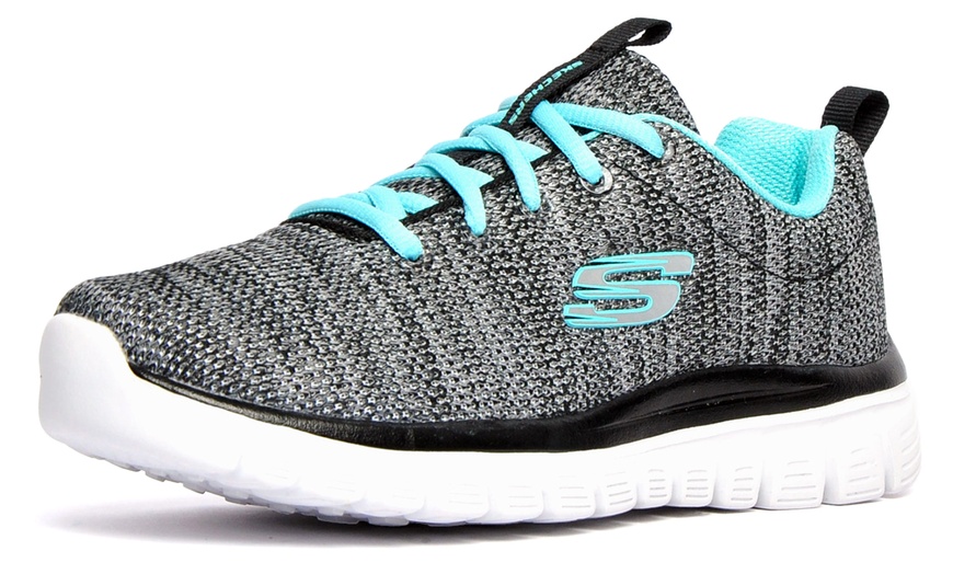 Image 4: Skechers Graceful Memory Foam Women's Trainers