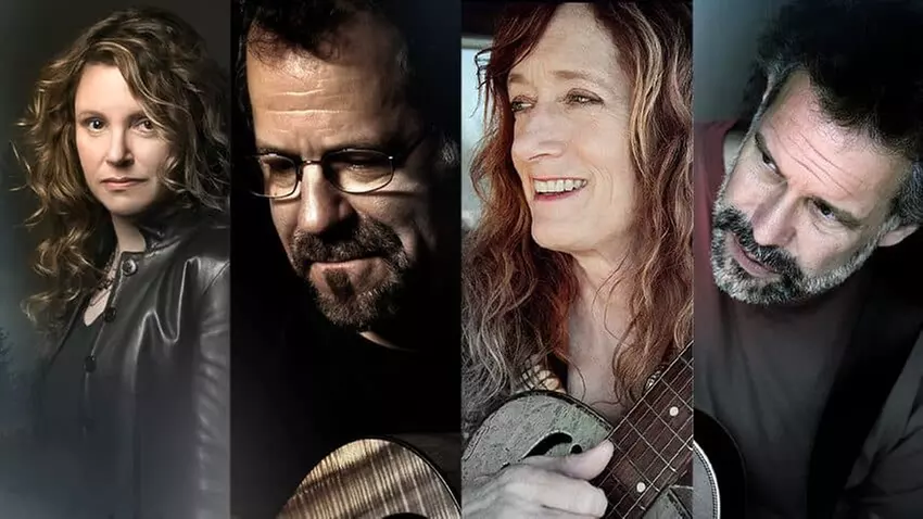 On A Winter's Night feat. Lucy Kaplansky, Cliff Eberhardt, John Gorka, Patty Larkin on January 24 at 8 PM - Primary Image