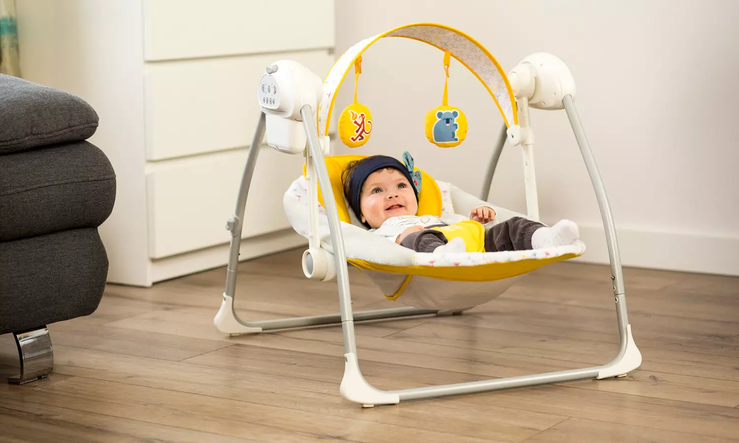 Kinderkraft Babyschaukel mit Sound und automatischer Wippfunktion - Primary Image