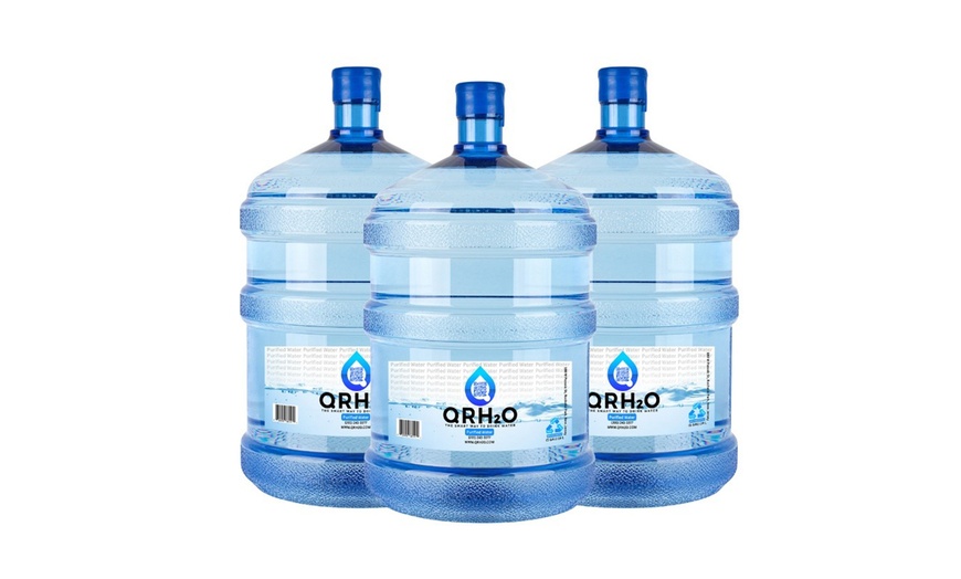 Image 3: Six or Four Alkaline or Purified 5-Gallon Water Bottle Delivery