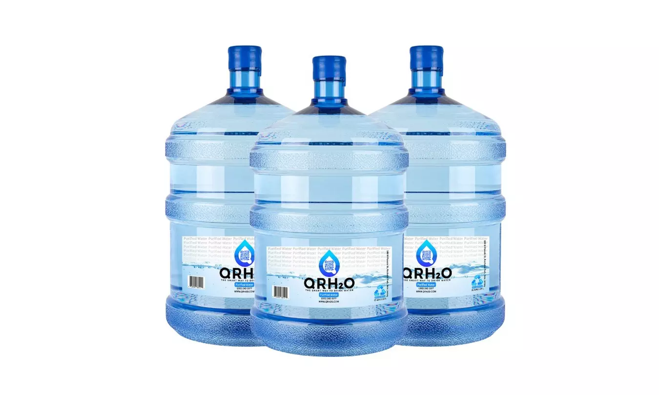 Six or Four Alkaline or Purified 5-Gallon Water Bottle Delivery