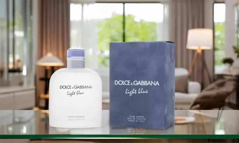 Dolce & Gabbana Light Blue Pour Homme Eau de Toilette for Men 6.7 Fl.Oz