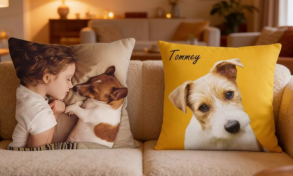 Personalisiertes Fotokissen