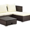 Image 13: Outsunny Rattan Effect Garden Sofa Set