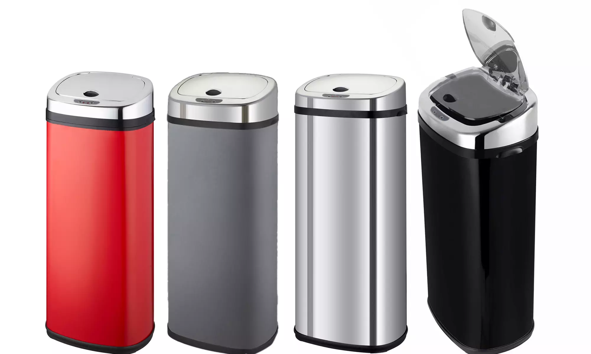 Papelera de acero inoxidable - Primary Image