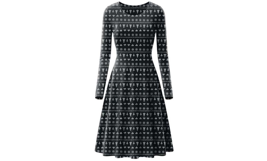 Image 25: Christmas Swing Dress