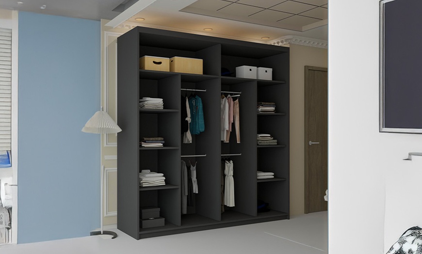 Image 12: Sliding Wardrobes 4u Sliding Doors Wardrobe with Mirror