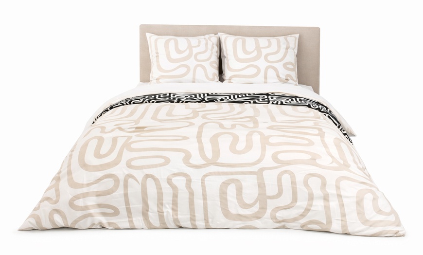 Image 13: Set di biancheria da letto reversibile in 100% cotone