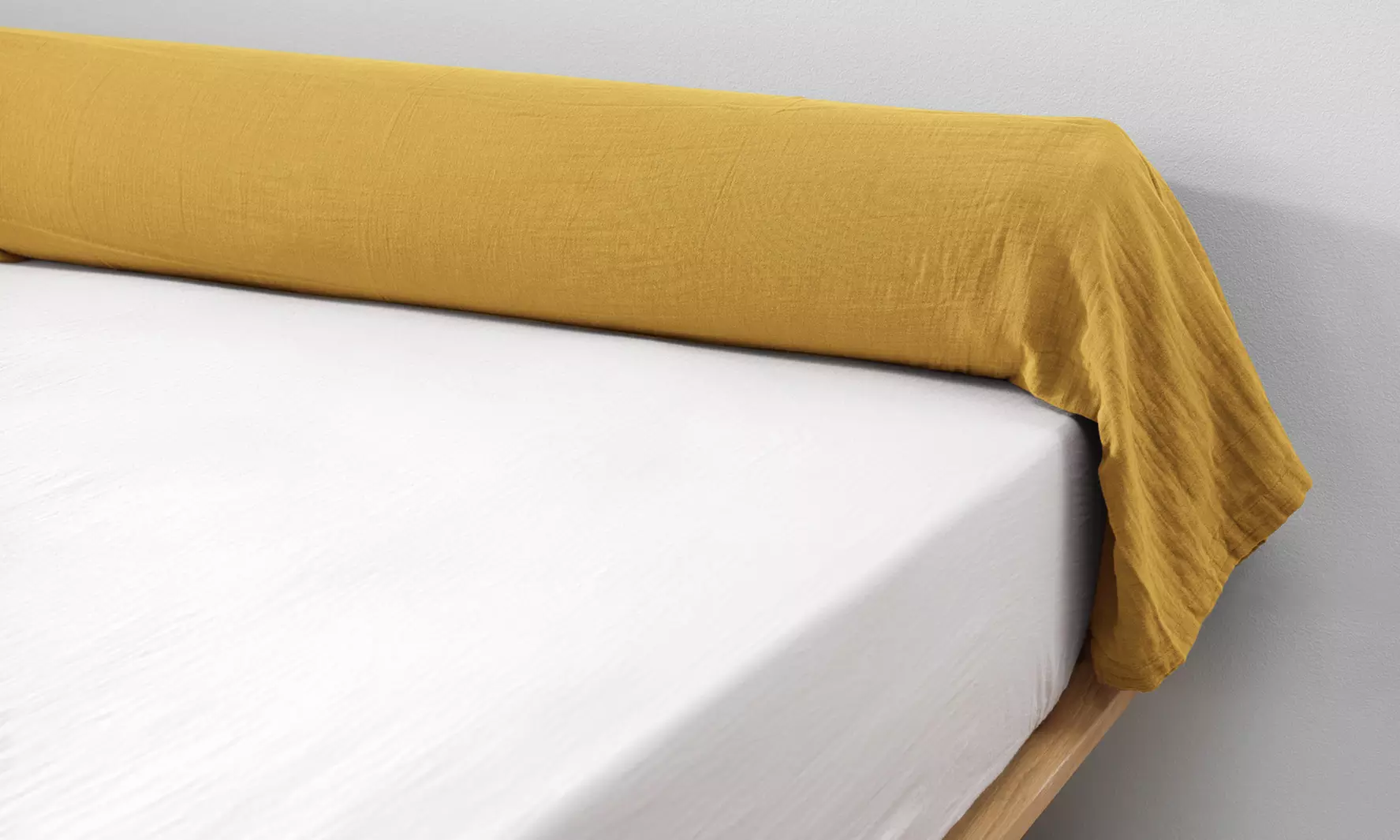 Taie de traversin en gaze de coton