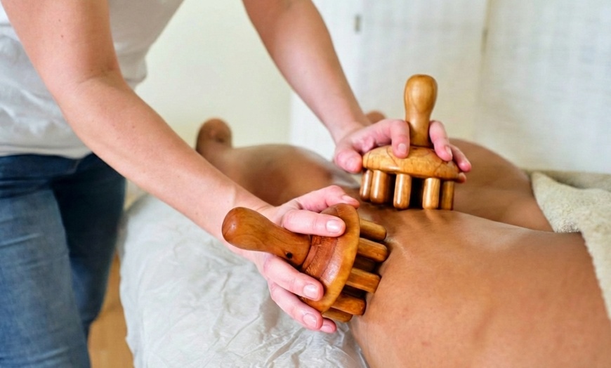 Image 3: Hasta 6 sesiones de maderoterapia y presoterapia de 1 h para 1 persona