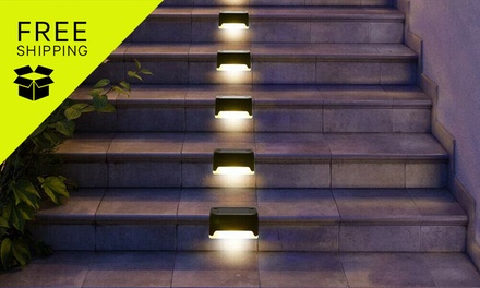 Outdoor Solar Deck Lights x4; Free Shipping