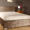 Image 9: Crushed Velvet Ottoman Bedframe with Optional Mattress