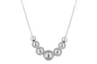 Italian Made Sterling Silver Graduated Ball Necklace - Second Medium