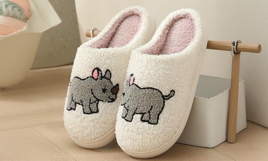 Image 18: Pet-Themed Holiday Slippers