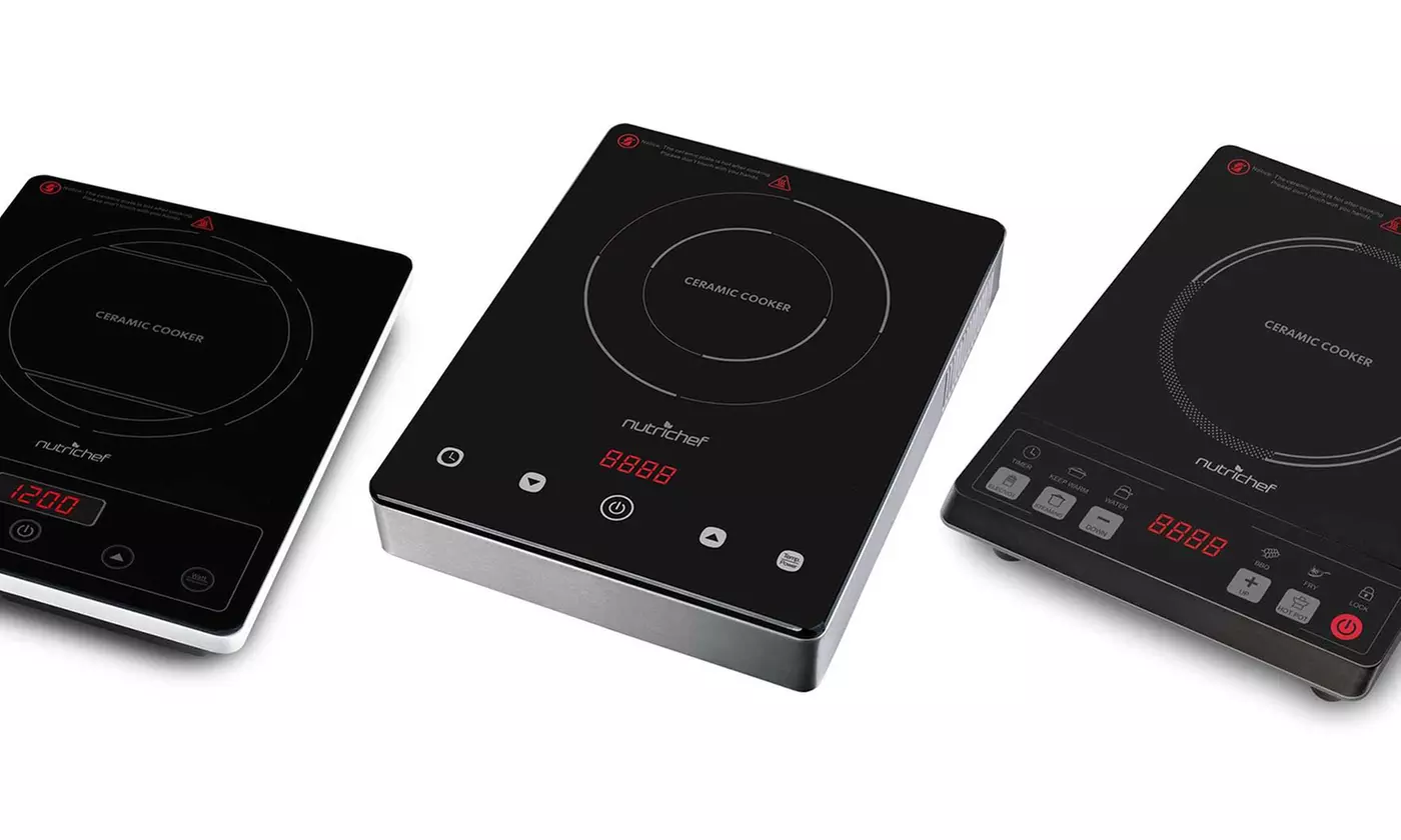 Ceramic and Tempered-Glass Countertop Burner - Primary Image