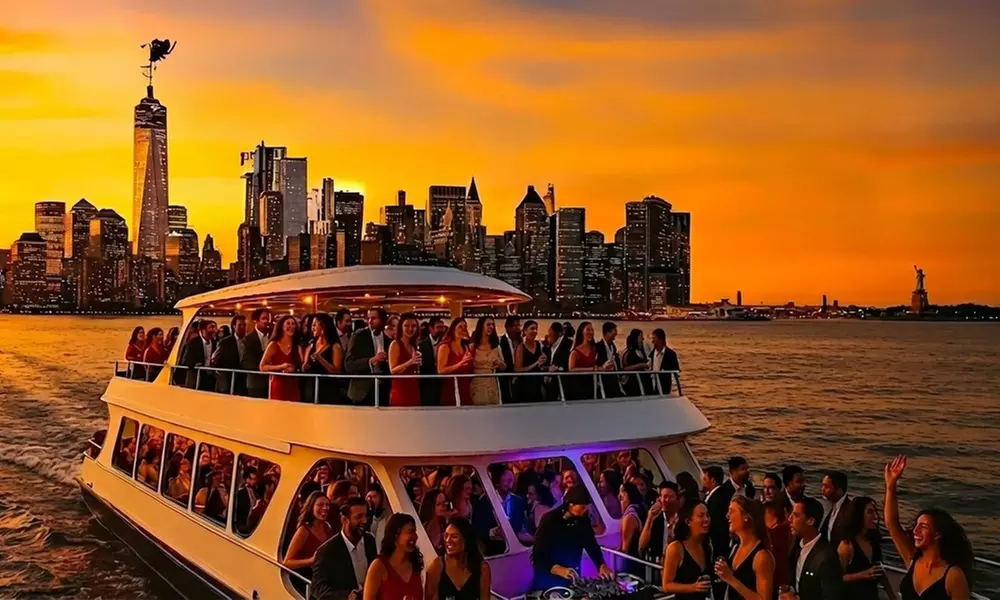 NYC: 60 Min Statue of Liberty and Skyline Cruise Tour