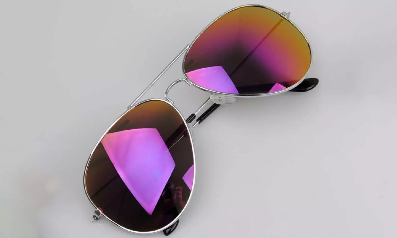 Mirrored Aviator Sunglasses