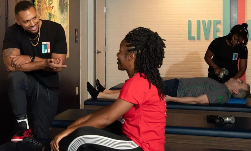 Image 2: 25- or 50-Min 1-on-1 Stretch with Optional Mobility Assessment & More