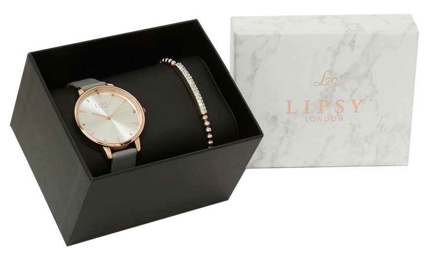 Image 3: Lipsy Watch and Jewellery Gift Set