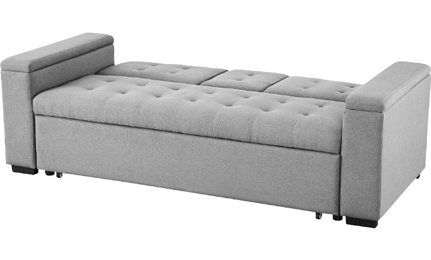 Image 22: Canapé convertible "Tilia" 3 places en tissu Kocoon