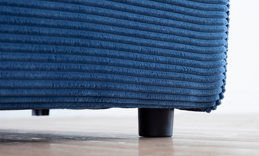 Image 27: Canapé modulable 3 ou 4 places avec pouf en velours côtelé de Kocoon