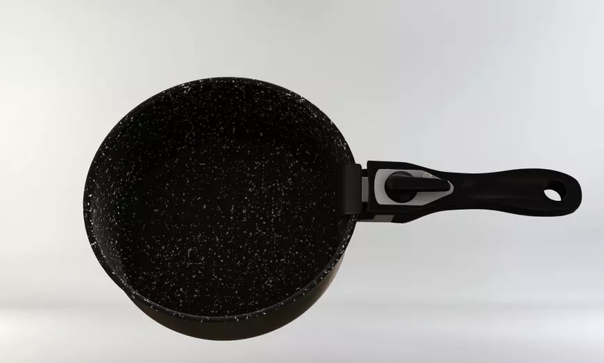 Image 4: 10-delige pannenset met anti-aanbaklaag van Herzberg
