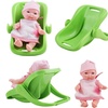 Image 7: Deao Set of 8 Mini 5'' Baby Dolls with Accessories