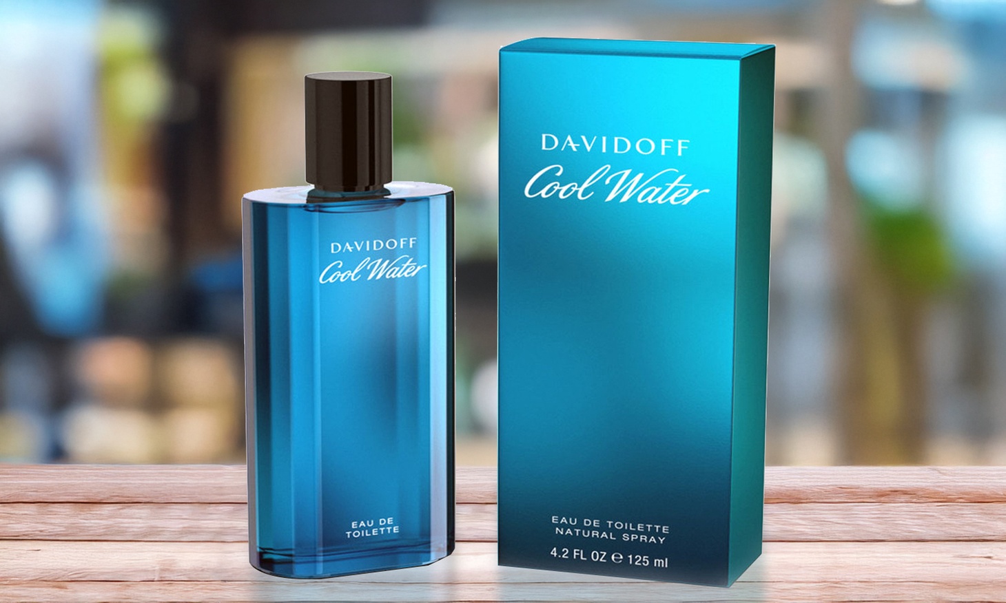 Davidoff Cool Water Eau de Toilette Spray for Men 4.2 Fl. Oz. BOXED