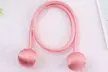 2Pcs Curtain Tie Backs Magnetic Ball Buckle Holder Tieback Clips Window Home - Second Medium