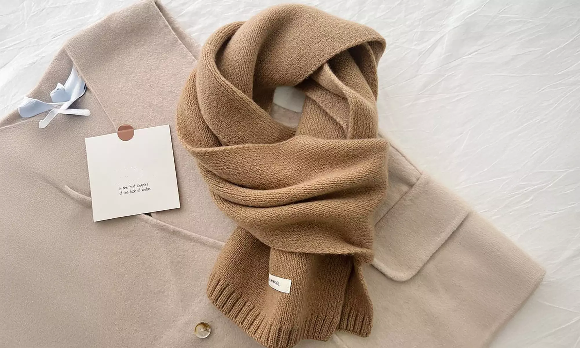 Warme Australische wollen sjaal