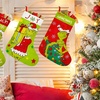 Image 3: 4-Pack Grinch-Inspired Christmas Stockings 