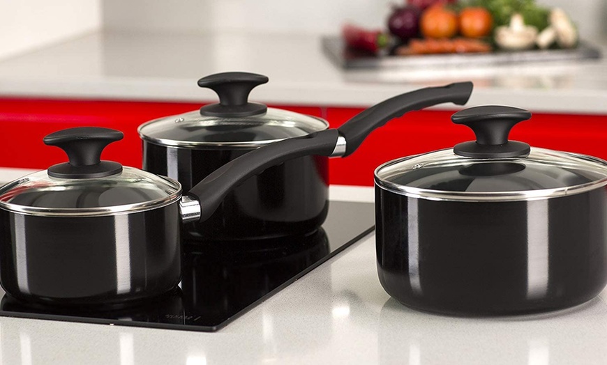 Image 2: Tower Ceramic 4-Piece Pan Set