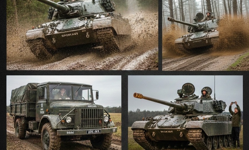 Image 3: Military Vehicle & Tank Driving Experiences:Bedford, Spartan, Scorpion