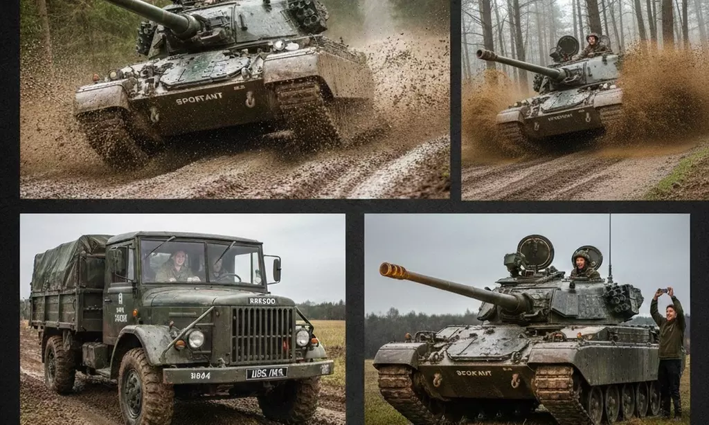 Military Vehicle & Tank Driving Experiences:Bedford, Spartan, Scorpion