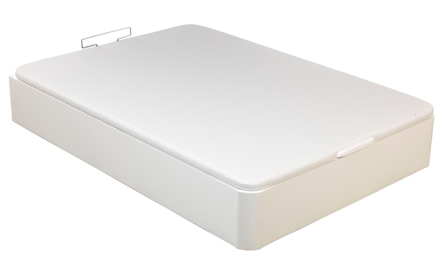 Image 5: Canapé Abatible Altura 32cm Blanco ENVIO, MONTAJE Y RECOGIDA ANTIGUO GRATIS, Gran Capacidad, Madera, Tapa 3D