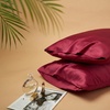 Image 4: Premium Mulberry Silk Reversible Pillowcase Duo