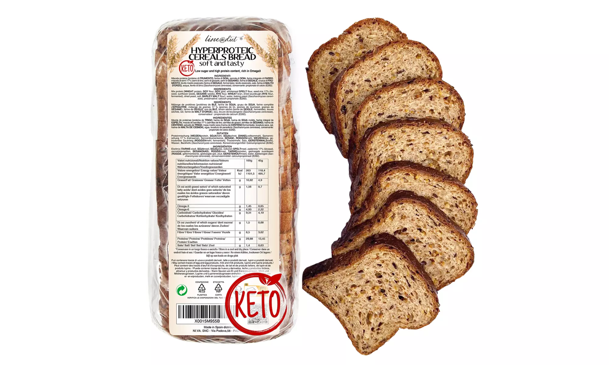 1 oder 2x Line@ Keto Starter Box mit 38 Snacks und Mahlzeiten