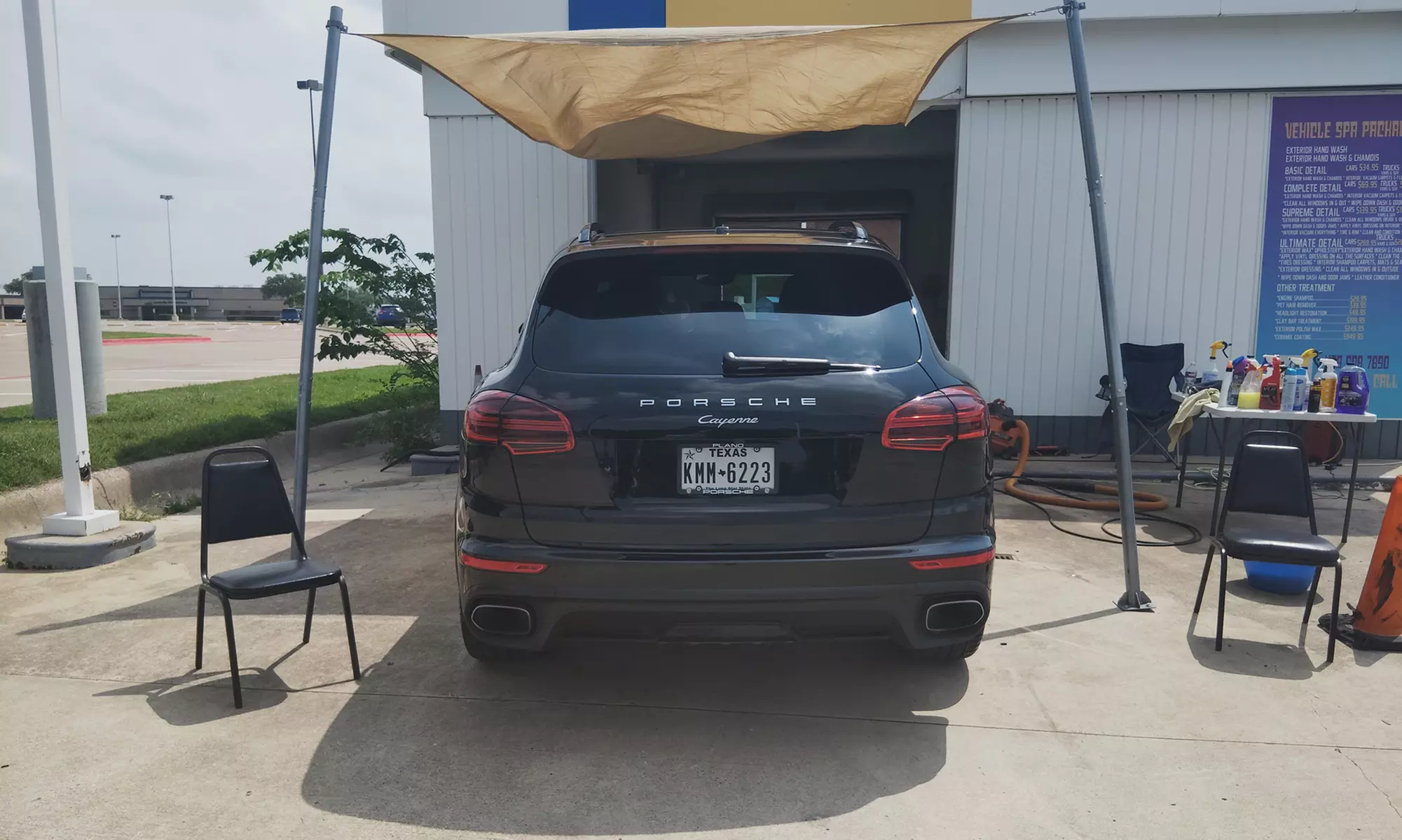 Interior Steam Clean & Exterior Hand Wax Detail for Car/Sedan and More