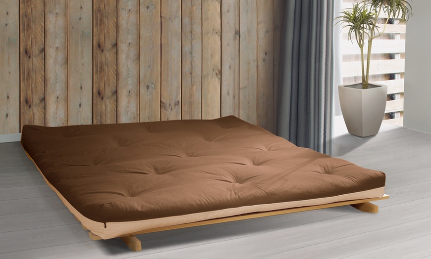 Image 19: Futon Frame and Mattress