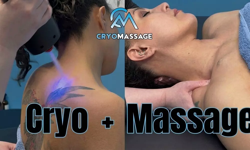 CryoMassage - Single Session or  Cryo Calm Massage - Single Session