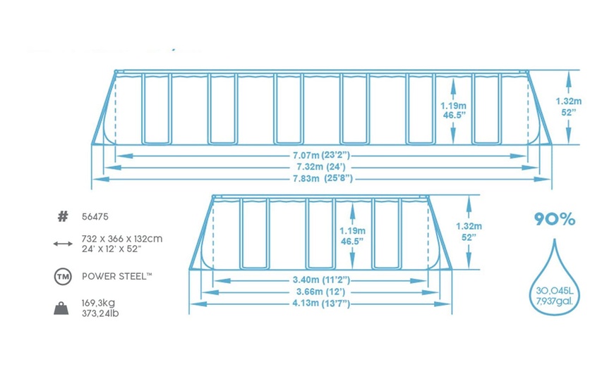 Image 8: Bestway Steel-Pool-Set mit Sandfilteranlage