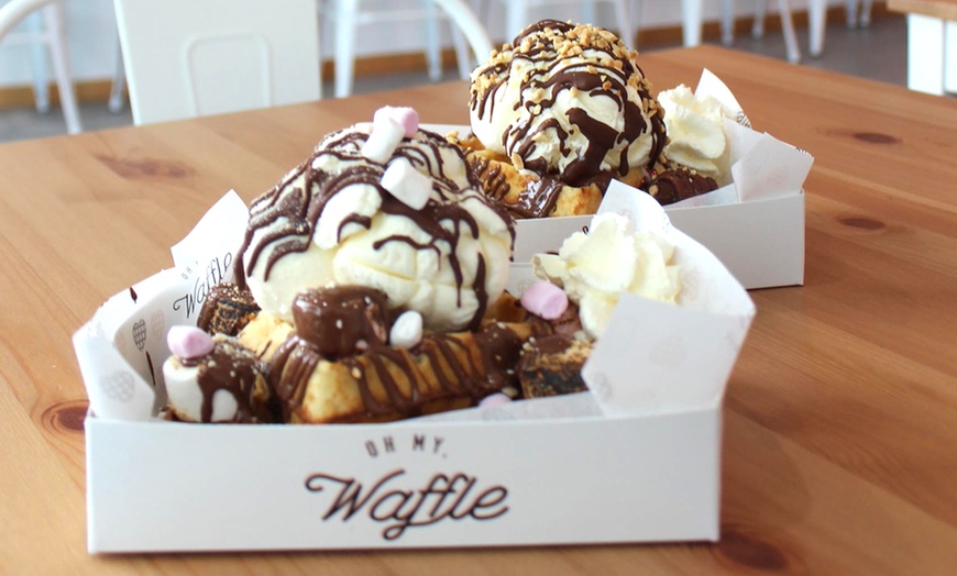 Image 7: Milkshake + Waffle at Oh My, Waffle