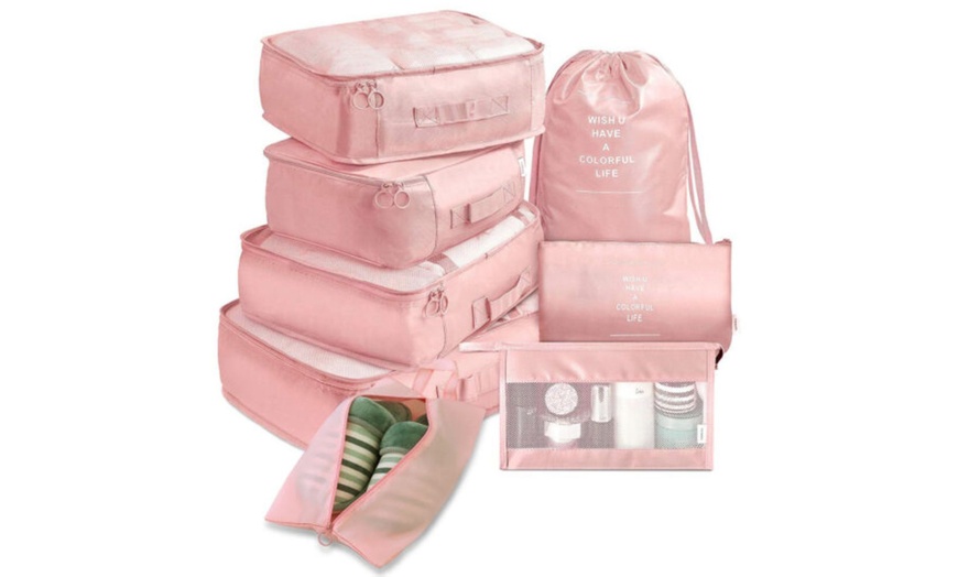 Image 3: 8-Piece Compact Travel Baggage Set in Assorted Colours