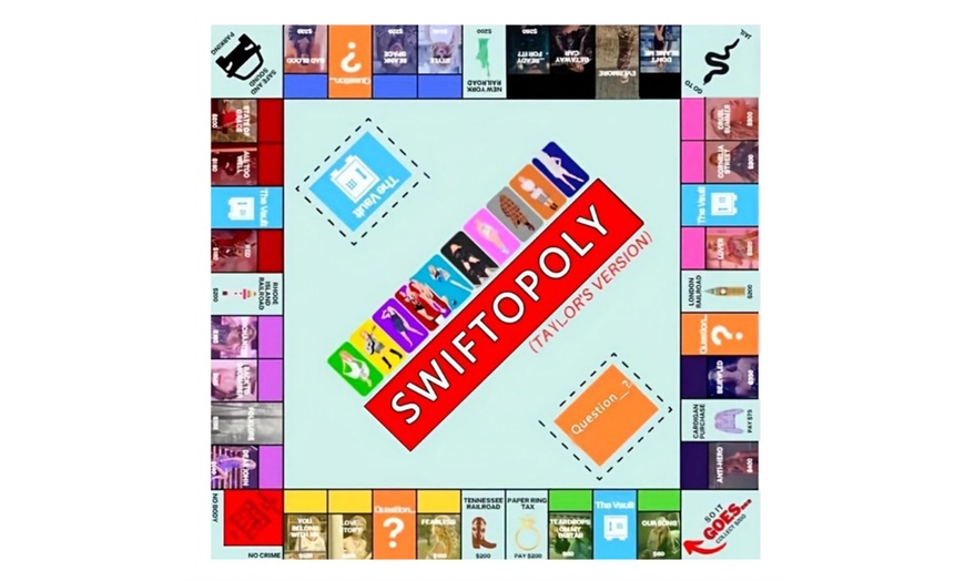 Image 4: Taylor Swift Inspired Classic Monopoly Board Game