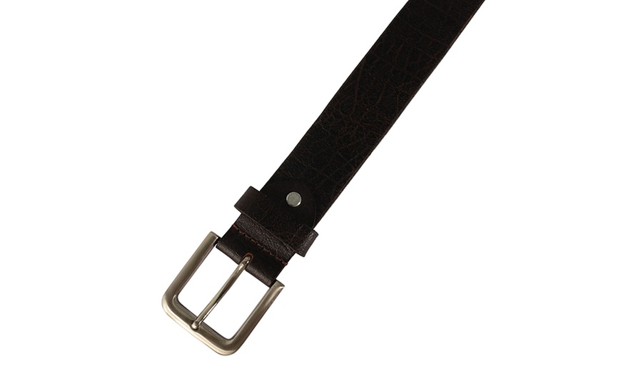 Image 22: Leonardo Verrelli leren riem