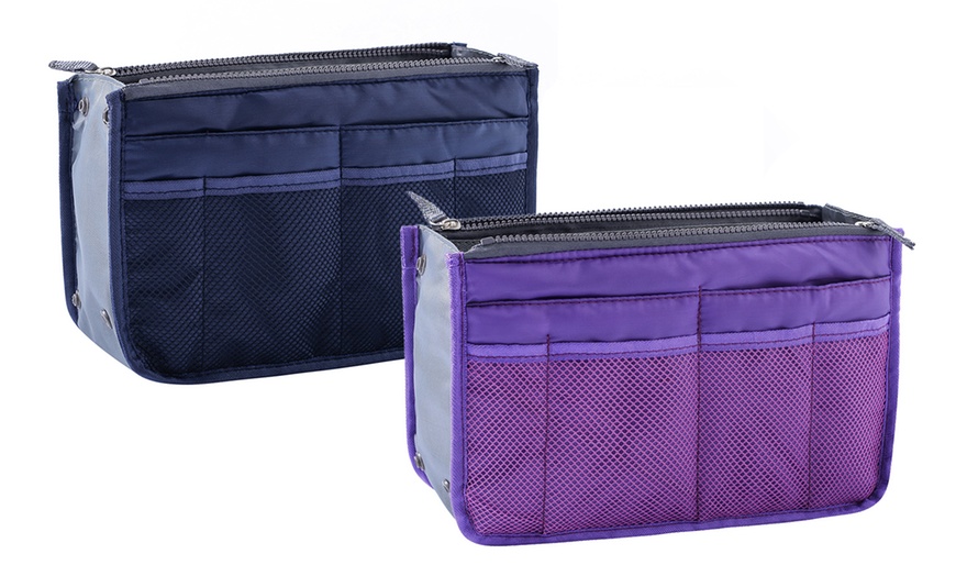 Image 11: 1 o 2 organizadores para bolso con múltiples compartimentos
